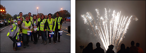 Vibrant Colour at Bradley Stoke Fireworks Display