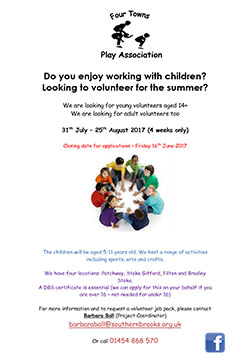 Summer Play Scheme Volunteers