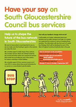 Have your say on South Gloucestershire Council bus services