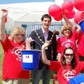 Mayor's Last Duty is to Present Record Breaking Cheque