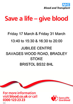 Save a life – give blood
