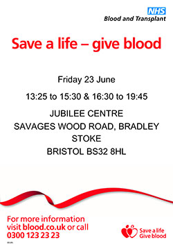 Save a life – give blood