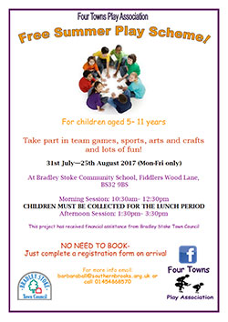 Free Summer Play Scheme