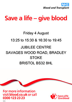 Save a life – give blood