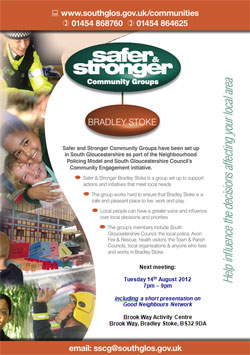 Safer & Stronger Community Group Meeting